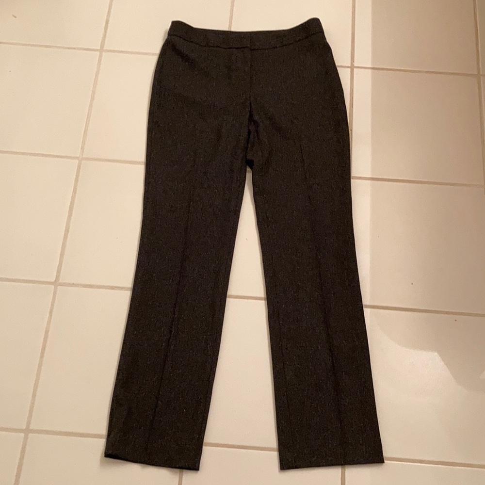 💕Rafaella Sz 4 Soft Black w/White specks slacks